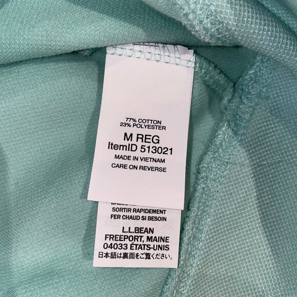 LL Bean Sweater Comfort Stretch Performance Piqué, Quarter-Zip Pullover - Picture 7 of 7